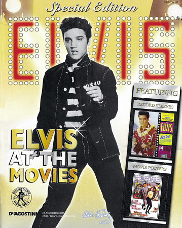 Elvis movies - DeAgostini Elvis At the Movies Special Edition - Sony/BMG UK 2009 - Elvis Presley CD with magazine