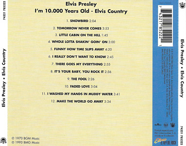 Elvis Country - Vol. 7 - BMG Spain BMG 74321 785222  - Elvis Presley El Rey CD Collection
