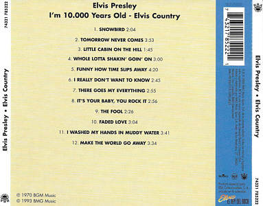 Elvis Country - Vol. 7 - BMG Spain BMG 74321 785222 - Elvis Presley El Rey CD Collection
