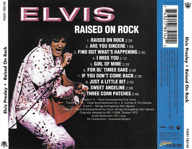 Raised On Rock - Vol. 14 - BMG Spain BMG 74321 785142 - Elvis Presley El Rey CD Collection