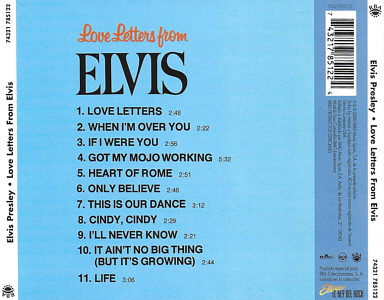 Love Letters From Elvis - Vol. 17 - BMG Spain BMG 74321 785122 - Elvis Presley El Rey CD Collection