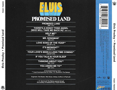 Promised Land - Vol. 27 - BMG Spain 74321 785022 - Elvis Presley El Rey CD Collection
