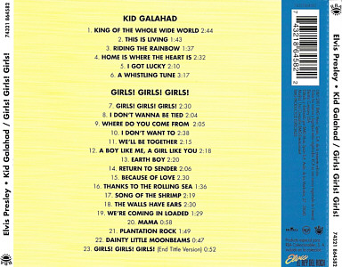 Kid Galahad - Girls! Girls! Girls! - Vol. 39 - BMG Spain 74321 864582 - Elvis Presley El Rey CD Collection