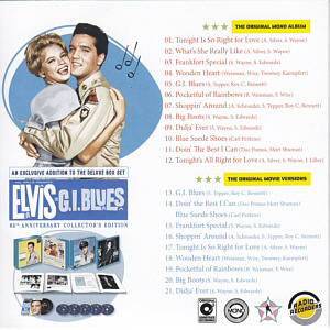 G.I. Blues (Radio Recorders) - Elvis Corner - Elvis Presley CD