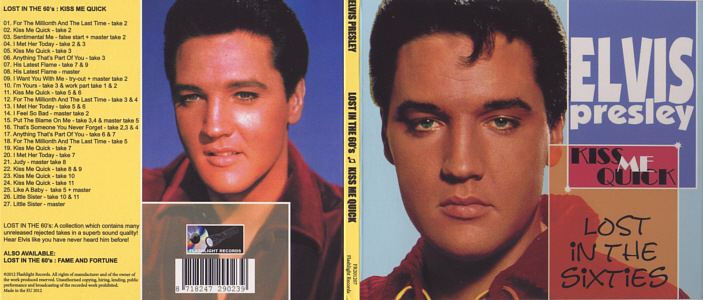 Lost In The Sixties - Kiss Me Quick (Flashlight Records - Elvis Corner) - Elvis Presley CD