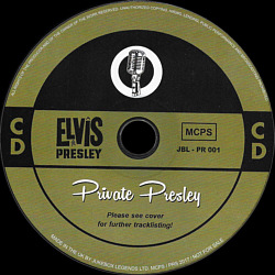 Private Presley Sampler (Elvis Corner) - Elvis Presley CD