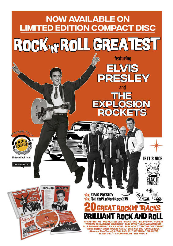 Rock 'n' Roll Greatest featuring Elvis Presley and The Explosion Rockets  (Radio Recorders - Elvis Corner) - Elvis Presley CD