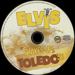 Elvis "Shakes Up" Toledo '56 (Radio Recorders - Elvis Corner) - Elvis Presley CD