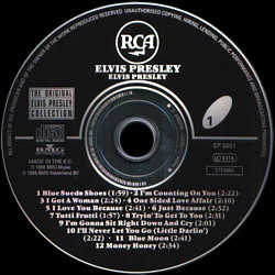 Elvis Presley - The Original Elvis Presley Collection Vol. 1 - EU 1996 - BMG SP 5001 - Elvis Presley CD