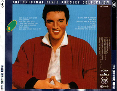 Elvis' Christmas Album -  The Original Elvis Presley Collection Vol. 4 - EU 1996 - BMG SP 5004 - Elvis Presley CD