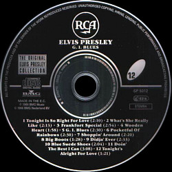 King Creole -  The Original Elvis Presley Collection Vol. 12 - EU 1996 - BMG SP 5012 - Elvis Presley CD