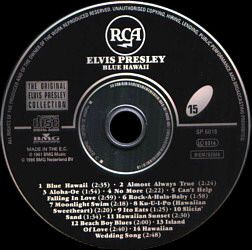 Blue Hawaii -  The Original Elvis Presley Collection Vol. 15 - EU 1996 - BMG SP 5015 - Elvis Presley CD