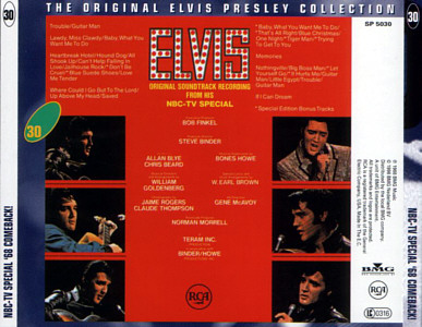 NBC TV Special -  The Original Elvis Presley Collection Vol. 30 - EU 1996 - BMG SP 5030 - Elvis Presley CD