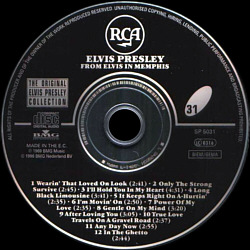From Elvis In Memphis - The Original Elvis Presley Collection Vol. 31 - EU 1996 - BMG SP 5031 - Elvis Presley CD