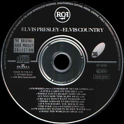 Elvis Country - The Original Elvis Presley Collection Vol. 36 - EU 1996 - BMG SP 5036 - Elvis Presley CD