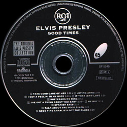 Good Times - The Original Elvis Presley Collection Vol. 45 - EU 1996 - BMG SP 5045 - Elvis Presley CD