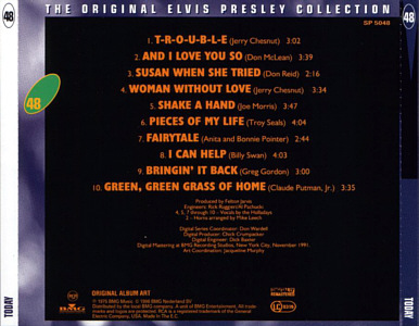 Today - The Original Elvis Presley Collection Vol. 48 - EU 1996 - BMG SP 5048 - Elvis Presley CD