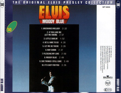Moody Blue - The Original Elvis Presley Collection Vol. 50 - EU 1996 - BMG SP 5050 - Elvis Presley CD