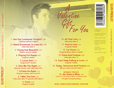 A Valentine Gift For You - Volume I -  Elvis Presley Fanclub CD