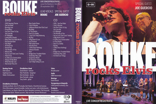 Bouke Rocks Elvis 2013 - Fanclub CDs - Elvis Presley CD