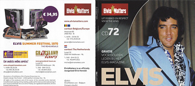 Elvis 72 - Elvis Presley Fanclub CD