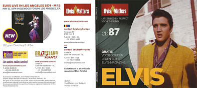 Elvis 87 Elvis Matters - Fanclub CDs - Elvis Presley CD