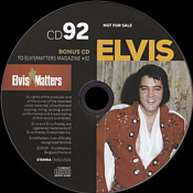 Elvis 92 - Elvis Matters Fanclub CD - Elvis Presley CD