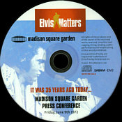 It Was 35 Years Ago... Madison Square Garden - Elvis Matters - Elvis Presley Fanclub CD