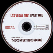 The Concert Recordings | Las Vegas 1971 | Part One (The Bootleg Series) - Elvis Presley Fanclub CD