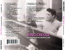 The Hollywood Recordings 1958 - King Creole - The Bootleg Series Vol. 23 - Elvis Presley Fanclub CD