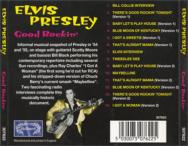 Good Rockin' - Hallmark Music - Elvis Presley CD