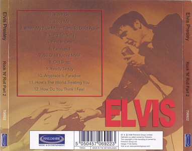 Rock "N" Roll Part 2  (Original Recording) - Hallmark Music - Elvis Presley CD