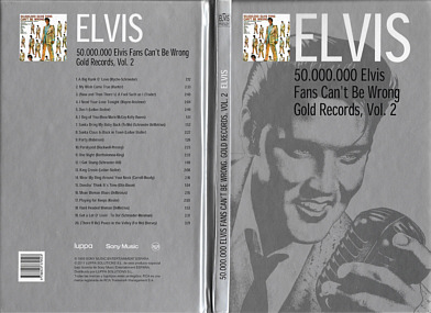50,000,000 Elvis Fans Can't Be Wrong - Gold Records, Vol. 2 - Chile 2011 Sony Music / Luppa - Elvis Presley CD