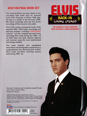Back In Living Stereo (Memphis Recording Service MRS10060066 - 2019) - Elvis Presley CD