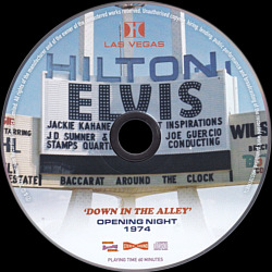 Down In The Alley - Opening Night 1974 - Memphis Recording Service (MRS) - Elvis Presley CD