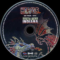 Elvis On Tour 1974: South Bend Indiana - Memphis Recording Service (MRS) - Elvis Presley CD