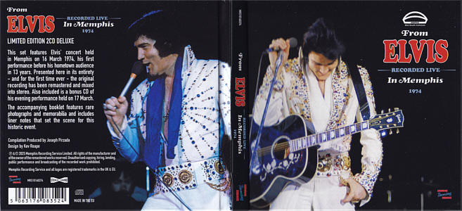 From Elvis In Memphis - Recorded Live 1974 - Memphis Recording Service (MRS) - Elvis Presley CD