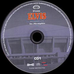 From Elvis In Memphis - Recorded Live 1974 - Memphis Recording Service (MRS) - Elvis Presley CD