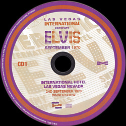 Las Vegas International Presents Elvis – September 1970 - Memphis Recording Service (MRS) - Elvis Presley CD