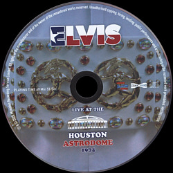 Live At The Houston Astrodome 1974 - Memphis Recording Service (MRS) - Elvis Presley CD