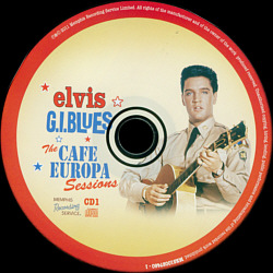 G.I. Blues - The Cafe Europe Sessions - Memphis Recording Service (MRS) - Elvis Presley CD