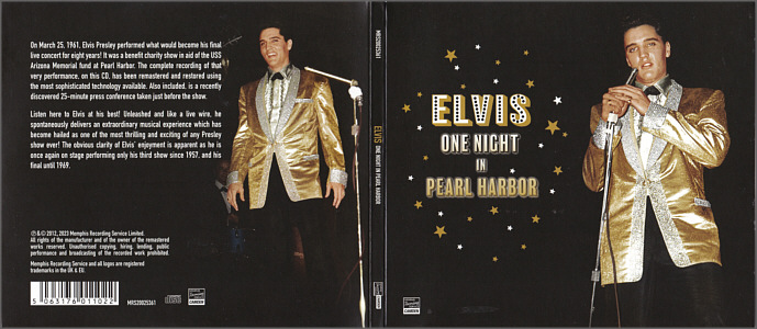 One Night In Pearl Harbor - Memphis Recording Service (MRS) - Elvis Presley CD