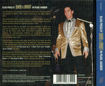 Such A Night In Pearl Harbor - Memphis Recording Service (MRS) - Elvis Presley CD