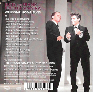 Elvis Presley & Frank Sinatra – Welcome Home Elvis (CD) - Memphis Recording Service (MRS) - Elvis Presley CD