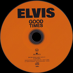 Good Times - Paper Sleeve Collection 2008 - BMG Japan 2008 - BVCM-35504 (88697-43014-2) - Elvis Presley CD