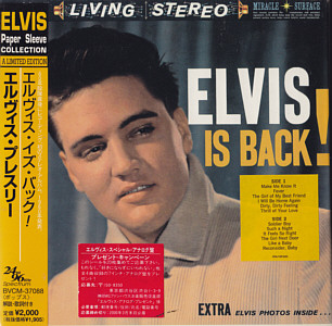 Elvis Is Back! - Papersleeve Collection - BMG Japan BVCM-37088 (74321 72989 2) - Elvis Presley CD