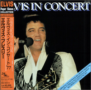 Elvis In Concert - Papersleeve Collection - BMG Japan BMG BVCM-37195 (74321 82301 2) - Elvis Presley CD