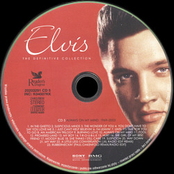Elvis The Definitive Collection (5 CD) - Reader's Digest - Poland 2005 - Sony-BMG 20203291 CD INC: K04007KK - Elvis Presley CD