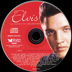 The Definitive Collection (4CD) - Reader's Digest / Sony-BMG 035-3595- Canada 2008 - Elvis Presley CD