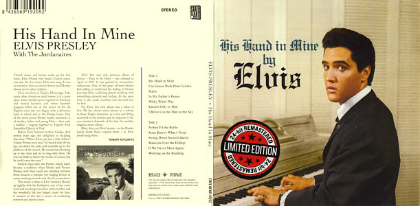 His Hand In Mine (State Of Art Records) - Elvis Presley CD